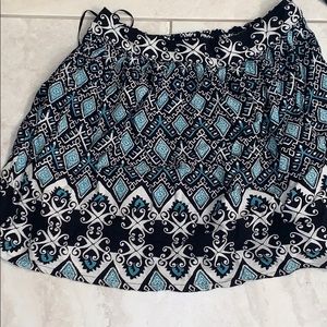 Black patterned skirt